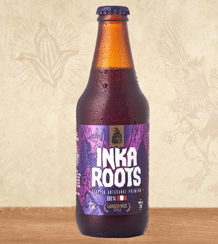 La mistik maiz morado larger rice style cerveza peruana artesanal premium
