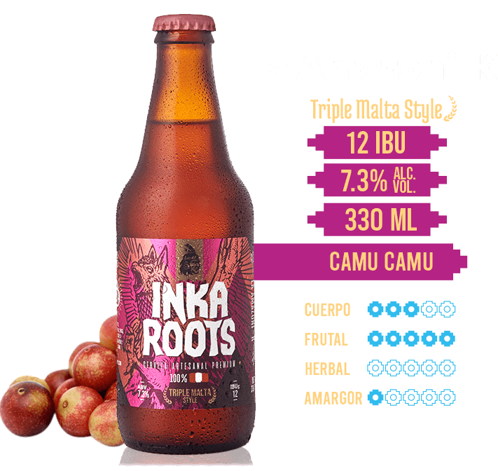 La amazoni-k camu camu triple malta style cerveza peruana artesanal premium