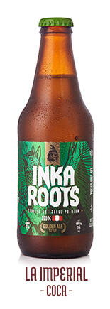 La Imperial hoja de coca golden ale style cerveza peruana artesanal premium