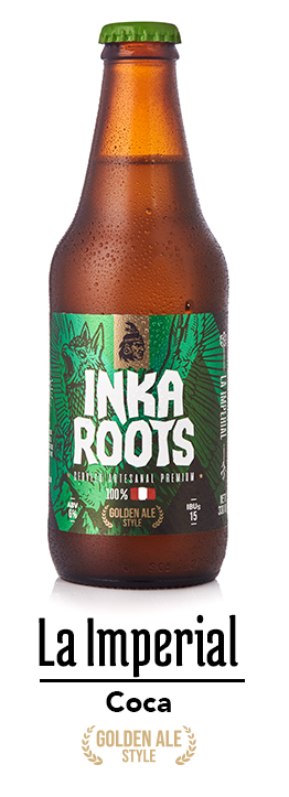 La Imperial hoja de coca golden ale style cerveza peruana artesanal premium