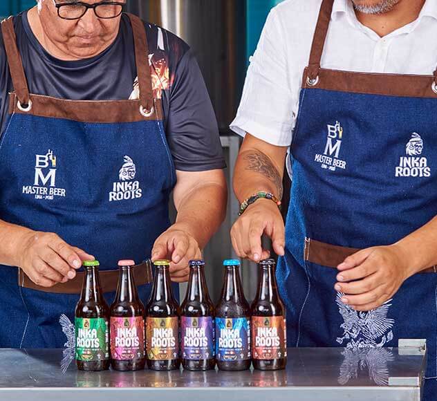 botellas en planta inka roots