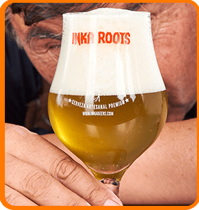copa de inka roots cerveza artesanal premium