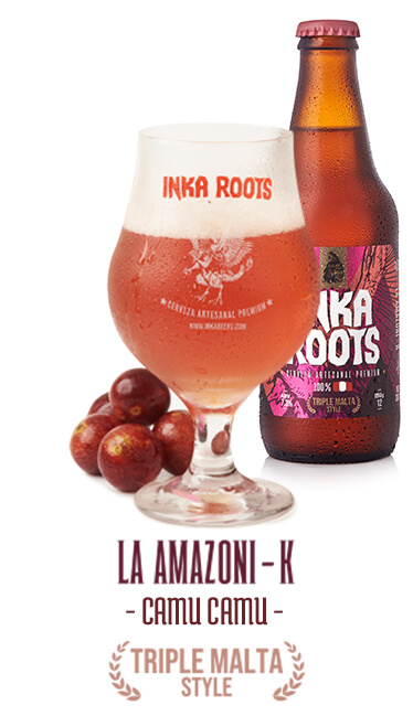 La amazoni-k camu camu triple malta style cerveza peruana artesanal premium